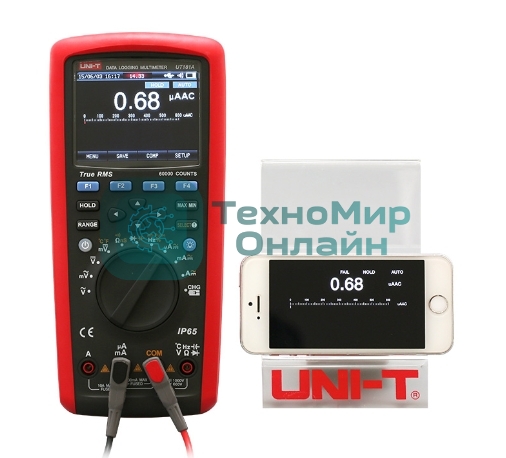 Промышленный цифровой мультиметр UNI-T UT181A с записью изменений