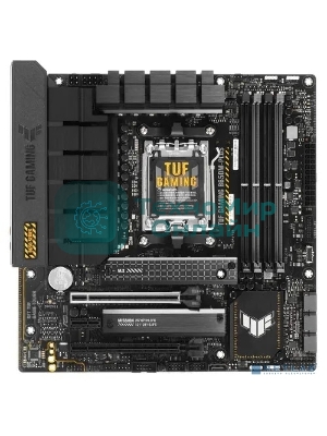 Материнская плата ASUS TUF GAMING B650M-PLUS, AM5, AMD B650, 4xDDR5, 4xSATA, 2xM.2, 1xPCIe 4.0 x16, 1xPCIe 4.0 x4, 1xDP, 1xHDMI, 1x 2.5Gb LAN, 4xUSB-A 3.2 Gen 2, 1xUSB-A 3.2 Gen 1, 1xUSB-C 3.2 Gen 2x2, 5x3.5 мм, 7.1, mATX