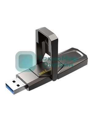 Флешка USB Netac US5 (NT03US5C-128G-32TA), 128Gb, USB 3.2/TypeC, 550/500, черный