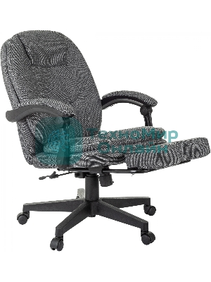 Кресло Бюрократ CH-868MSG-BF 3C1 серый, ткань, подставка для ног