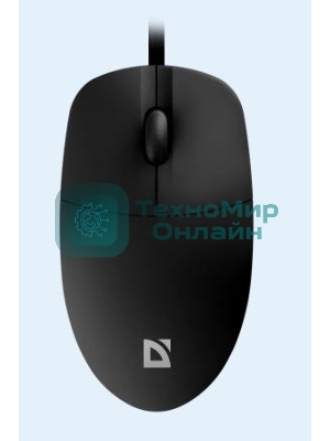 Мышь проводная Defender Azora MB-241 черный, 1200 dpi, USB, кнопки - 3