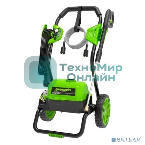 Мойка высокого давления GreenWorks GPW2000 140 bar электрическая (5106707)