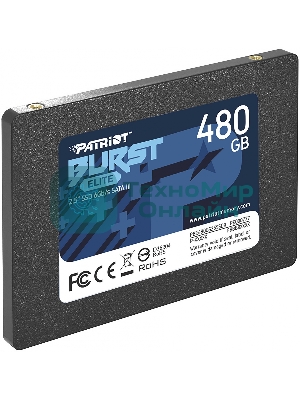 Накопитель SSD Patriot Burst Elite, 480Gb, SATA, 2.5