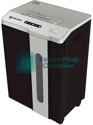 Шредер New United Etalon ET-20C белый (секр.P-4)/перекрестный/25лист./34лтр./скрепки/скобы/пл.карты/CD