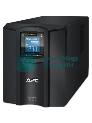 Источник бесперебойного питания APC Smart-UPS C SMC2000I 1300Вт 2000ВА черный