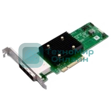 Адаптер SAS 9500-16i SGL (05-50077-02) PCIe v4 x8 LP, Tri-Mode SAS/SATA/NVMe 12G HBA, 16port(4*int SFF8654), 3816 IOC