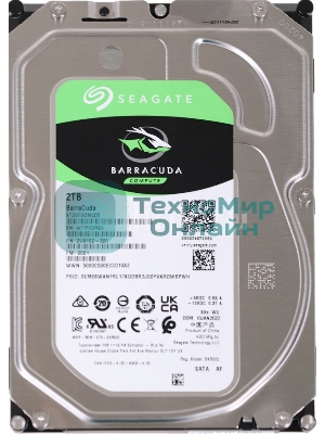 Жесткий диск Seagate 2Tb 5400rpm SATA-IIIST2000DM005 Desktop Barracuda256Mb 3.5