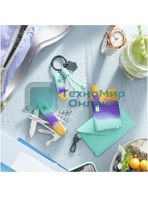 Нож перочинный Victorinox Companion Sydney Style (1.3909.E222) 91мм 16функц. бирюзовый с чехлом подар.коробка