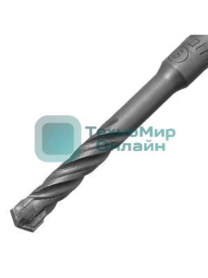 Бур по бетону Matrix, 8 x 110 мм, SDS PLUS c крестовой пластиной