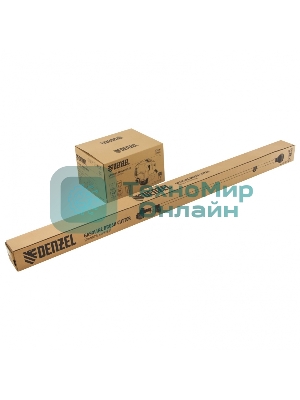 Триммер бензиновый Denzel DR-43, 43 см3, неразъемная штанга, состоит из 2 частей