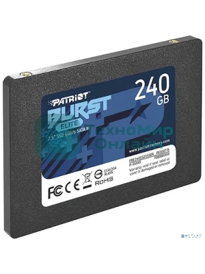 Накопитель SSD Patriot Burst Elite, 240Gb, SATA, 2.5