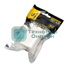 Зарядное устройство Cablexpert MP3A-PC-63, 30Вт GaN, 3А, QC4.0/PD, 1xUSB, 1xType-C, белый, пакет
