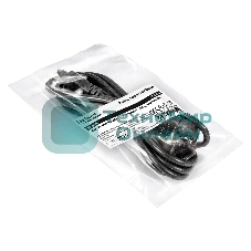 Кабель питания ноутбуков ExeGate Special PC5-3S (Евровилка Schuko->C5, 3*0.5мм2, CCA, черный, 3м)