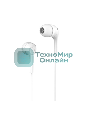 Проводные наушники Hoco M40 белый, внутриканальные, Jack 3.5 мм