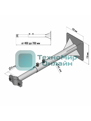 Кронштейн для мачт Rexant 