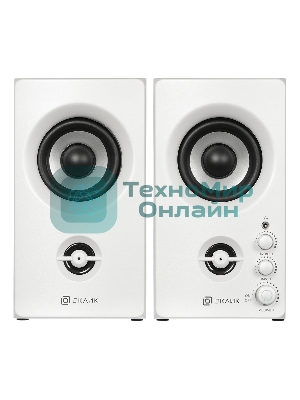 Акустическая система Oklick OK-164 2.0 белый 30Вт