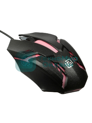 Мышь проводная Oklick 396M INSOMNIA черный, 1000 dpi, USB, кнопки - 3