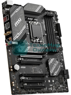 Материнская плата MSI B760 GAMING PLUS WIFI, LGA 1700, Intel B760, 4xDDR5, 4xSATA, 2xM.2, 1xPCI-E 4.0 x16, 3xPCI-E 3.0 x1, 1xDP, 1xHDMI, 1x 2.5Gb LAN, 2xUSB-A 3.2 Gen 2, 4xUSB 2.0, 5x3.5 мм, 7.1, Standard-ATX