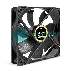 Вентилятор для корпуса ExeGate ExtraPower EP12025BM черный, 120 мм, 1850 об/мин, 30 дБ, 2 pin