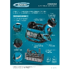 Переноска для инструмента Gross 400х225х300 мм, пластиковое дно, наплечный ремень