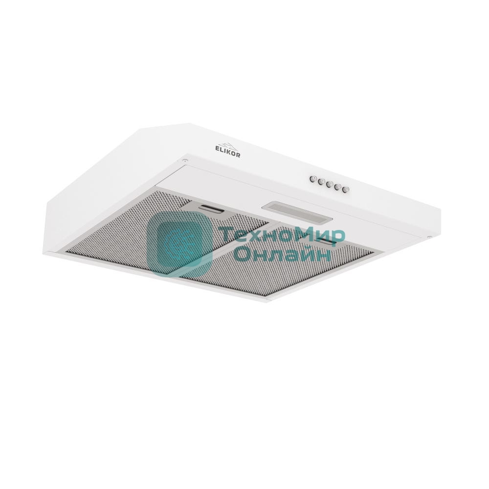 Вытяжка подвесная Elikor ECO WH 50 белая, 49.5 см, 400 куб. м/ч, 55 дБ