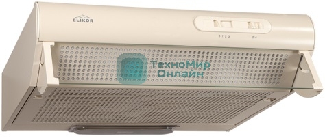 Вытяжка подвесная Elikor Davoline 50П-290-П3Л кремовый, 50 см, 290 куб. м/ч, 57 дБ