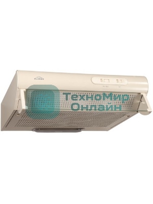 Вытяжка подвесная Elikor Davoline 50П-290-П3Л кремовый, 50 см, 290 куб. м/ч, 57 дБ