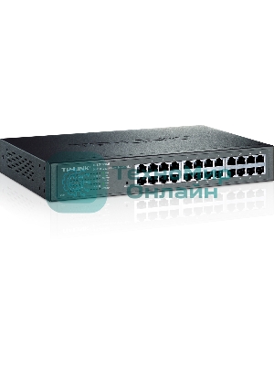 Коммутатор TP-Link SMB TL-SG1024DE 24-Port Gigabit Easy Smart Switch, 24 10/100/100Mbps RJ45 ports, MTU/Port/Tag-based VLAN, QoS, IGMP Snooping