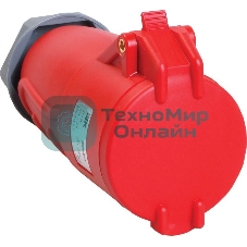 Розетка переносная IEK PSN22-016-4 ССИ-214 16А-6ч/380-415В 3Р + РЕ IP44 MAGNUM IEK