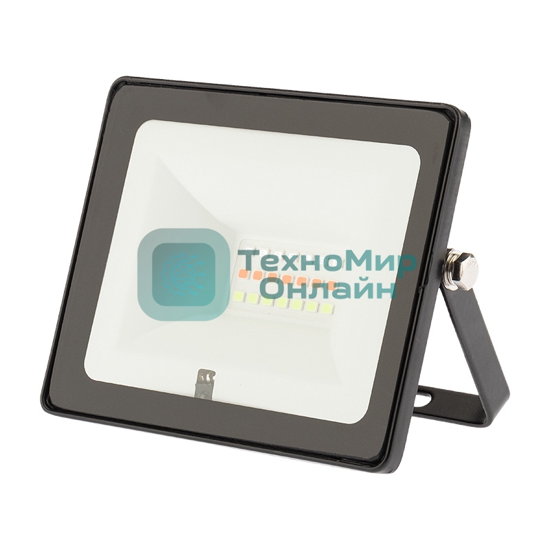 Прожектор цветного свечения мультиколор (RGB) 10 ватт с пультом дистанционного управления