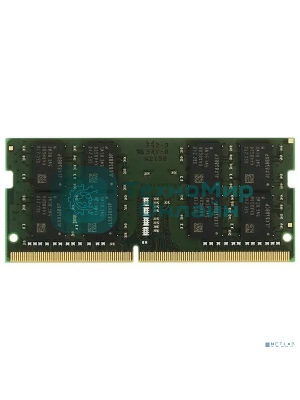 Оперативная память Kingston ValueRAM, DDR4, 16GB (1x16GB), 3200MHz, CL22, SO-DIMM