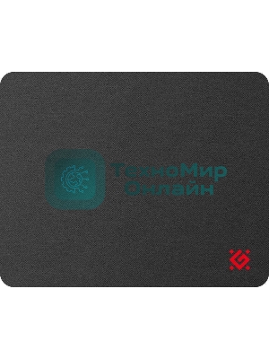 Коврик для мышки Defender S 250x350x3 мм, ткань+резина черный