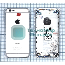 Задняя крышка для iPhone 6S (4.7) серебристый
