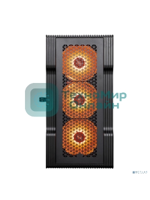Компьютерный корпус 1STPLAYER TRILOBITE T3 ARGb черный mATX 4x120мм ARGb fans T3-BK-4F7