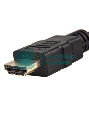 Кабель HDMI-19M --- MiniHDMI-19M ver 2.0+3D/Ethernet,1m Telecom