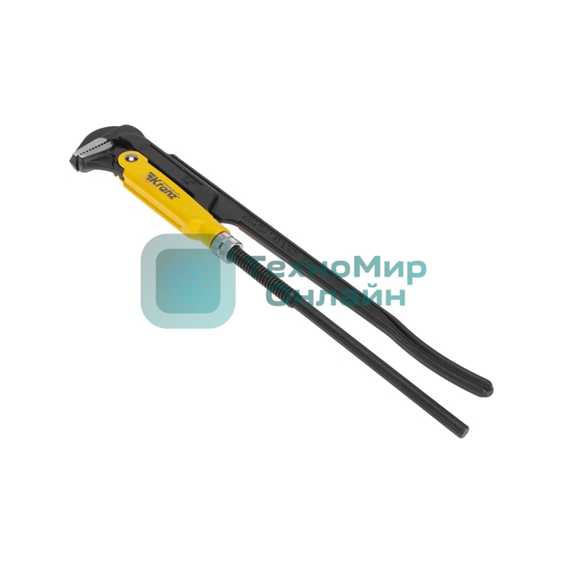 Ключ трубный рычажный Kranz № 2, 400 мм, литой