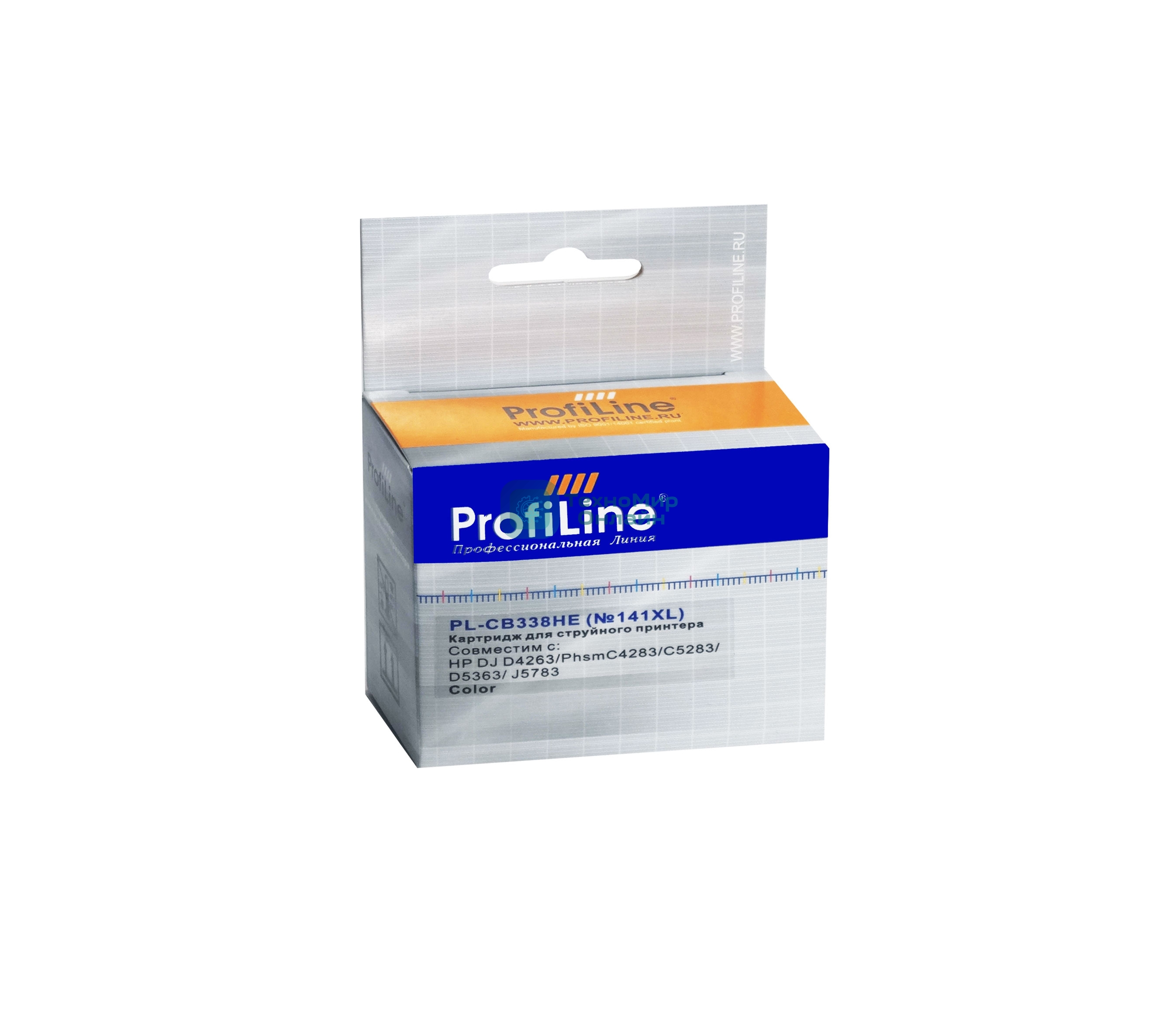 Картридж струйный ProfiLine PL-CB338HE №141XL для принтеров HP DJ D4263/D4363/Officejet J5783/J6413/Photosmart C4283/C4483/C4583/C5283C/D5363 Color водные
