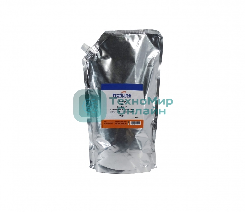Тонер ProfiLine для принтеров Brother TN-2075/2135/2040/2175/2085/2275/3130/3170/3230/3280 1000 гр Фасовка РФ SOFT