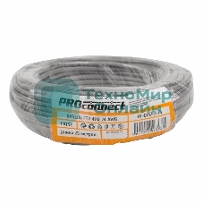 Кабель FTP PROconnect 4PR 24AWG, CCA, cat.5e, PVC, серый, бухта 25 м