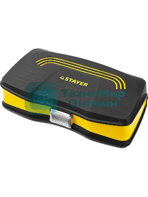 Биты и торцовые головки с трещоткой и воротком 39шт STAYER PROFI 25135-H39