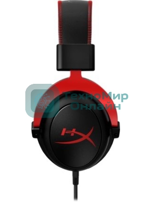 Гарнитура HyperX Cloud II красный, проводная, совместимость с консолями
