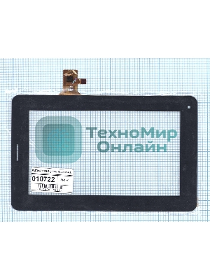 Сенсорное стекло (тачскрин) FM704201TE, черное