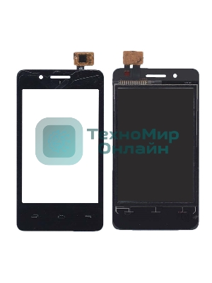 Сенсорное стекло (тачскрин) для Fly IQ436i ERA Nano 9, черное