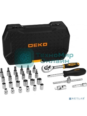 Набор инструментов Deko TZ29 29 предметов (жесткий кейс)
