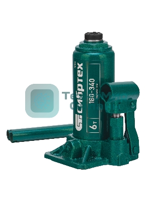 Домкрат гидравлический Сибртех бутылочный, 6т, 180-340 мм