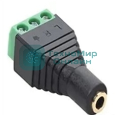 Сборный разъем miniJack 3.5 мм 2 канала