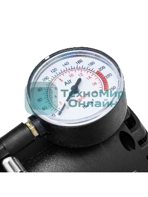 Компрессор автомобильный MTX С-12, 12 В, 17 атм., 12 л/мин