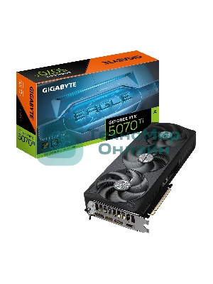 Видеокарта Gigabyte GV-N507TEAGLE OC-16GD 1.0 NV RTX 5070TI 16Gb 256bit GDDR7 2542/28000/HDM
