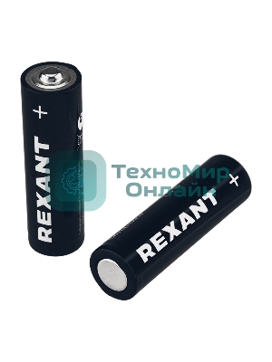 Батарейка алкалиновая Rexant AA/LR6 пальчиковая 1,5В блистер 24 шт.