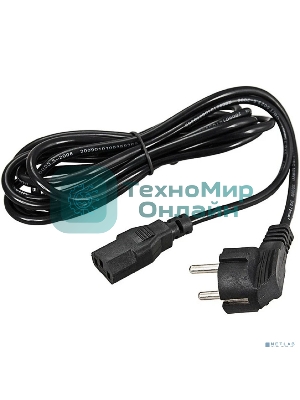 Шнур сетевой Rexant СЕЕ 7/7 (Schuko) – IEC 320 C13 3x1,0мм², длина 1,8м